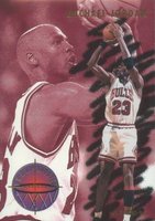 1993 Fleer Sharpshooter #3 Michael Jordan Basketball Card