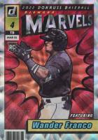 2022 Panini Donruss Marvels #M8 Wander Franco Silver Baseball Card