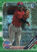 2019 Bowman Chrome Prospects #BCP237 Luis Garcia Green Shimmer Baseball Card