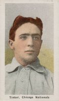 1910 Sporting Life # Joe Tinker Black Back Baseball Card