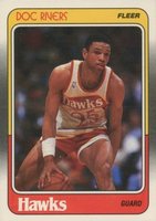 1988 Fleer #3 Doc Rivers Basketball Card