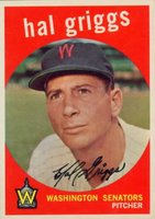 1959 Topps #434 Hal Griggs Baseball Card