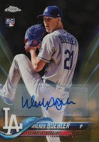 2018 Topps Chrome Update #HMT19 Walker Buehler Autograph-Gold Refractor Baseball Card
