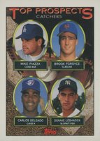 1993 Topps #701 Top Prospects Catchers Baseball Card