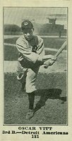 1916 Sporting News #181 Oscar Vitt Baseball Card