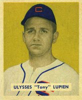 1949 Bowman #141 Tony Lupien Baseball Card