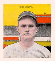 1933 Tattoo Orbit # Red Lucas Baseball Card