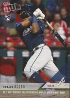 2018 Topps Now  #125 Ronald Acuna Jr. Baseball Card
