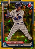 2024 Bowman Draft Sapphire Edition #BDC67 Cam Smith Yellow Baseball Card