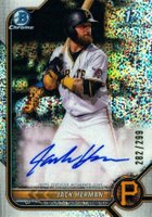 2022 Bowman Chrome Prospect Autographs #CPAJH Jack Herman Speckle Refractor Baseball Card