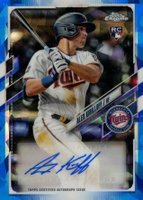 2021 Topps Chrome Sapphire Rookie Autographs #RAAK Alex Kirilloff Baseball Card