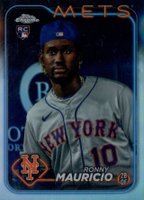 2024 Topps Chrome #28 Ronny Mauricio Variation Baseball Card