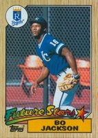1987 Topps #170 Bo Jackson Future Stars Baseball Card