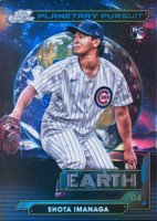 2024 Topps Chrome Cosmic Planetary Pursuit #7 Shota Imanaga Earth Baseball Card