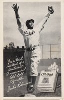 1948 Old Gold Cigarettes # Jackie Robinson Catch Baseball Card