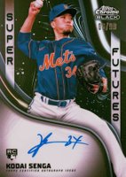 2023 Topps Chrome Black Super Futures Autograph #KS Kodai Senga Baseball Card