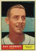 1961 Topps #498 Ray Herbert Baseball Card