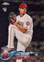 2018 Topps Chrome #150 Shohei Ohtani Pitching-Superfractor 1/1 Baseball Card