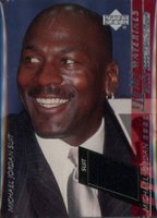 2000 Upper Deck MJ Materials #MJ1 Michael Jordan Suit Basketball Card