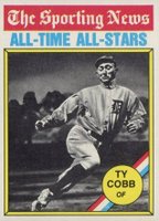 1976 Topps #346 Ty Cobb All Time All-Star Baseball Card