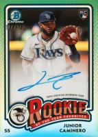 2024 Bowman Rookie of the Year Autographs #ROYJC Junior Caminero Baseball Card