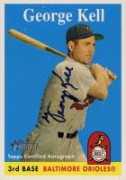 2007 Topps Heritage Real One Autographs #ROAGK George Kell Baseball Card