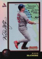 1998 Bowman Chrome International #5 Mark McGwire Refractor Baseball Card