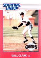 1988 Kenner Starting Lineup # Will Clark Baseball Card