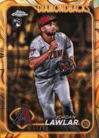 2024 Topps Gilded Collection #149 Jordan Lawlar Gold Lava Baseball Card