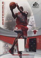2005 SP Game Used Materials #SP-MJ Michael Jordan Basketball Card