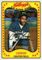 1981 Kellogg's #19 Chet Lemon Baseball Card