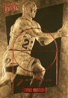 1996 Ultra Court Masters # Michael Jordan 23K Gold Court Masters Basketball Card