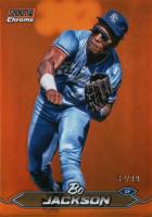 2024 Topps Stadium Club #185 Bo Jackson Chrome-Orange Refractor Baseball Card