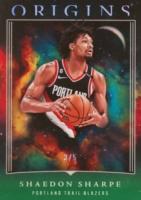 2023 Panini Origins #1 Shaedon Sharpe Green Basketball Card