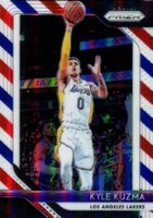 2018 Panini Prizm #16 Kyle Kuzma Red/White/Blue Prizm Basketball Card