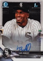 2018 Bowman Prospects Autographs Chrome #LR Luis Robert Baseball Card