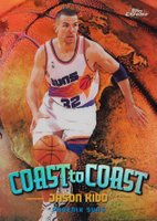 1998 Topps Chrome Coast to Coast #CC5 Jason Kidd Refractor Basketball Card