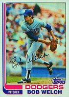 1982 Topps #82 Bob Welch Baseball Card