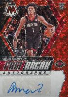 2023 Panini Mosaic Fast Break Autographs #FBAMN Amen Thompson Red Basketball Card