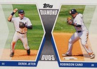 2011 Topps Diamond Duos #DD-JC Derek Jeter/Robinson Cano Baseball Card