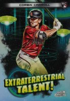 2023 Topps Cosmic Chrome Extraterrestrial Talent #ET7 Corbin Carroll Baseball Card