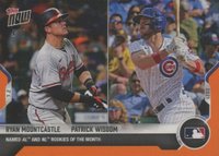 2021 Topps Now #446 Patrick Wisdom/Ryan Mountcastle Orange Baseball Card