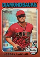 2024 Topps Heritage #429 Jordan Lawlar Chrome-Refractor Baseball Card