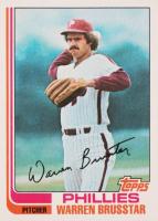 1982 Topps #647 Warren Brusstar Baseball Card