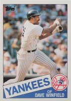 1985 Topps #180 Dave Winfield Baseball Card