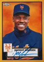 2021 Topps Chrome Platinum Anniversary Autographs #DG Dwight Gooden Gold Refractor Baseball Card