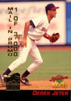 1994 Signature Rookies Hottest Prospects #S4 Derek Jeter Promo Baseball Card