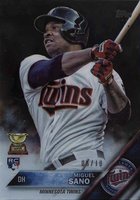 2016 Topps #78 Miguel Sano Swinging-Clear Baseball Card