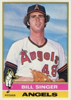 1976 Topps #411 Bill Singer Baseball Card
