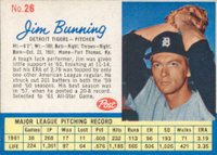 1962 Post Cereal #26 Jim Bunning Baseball Card